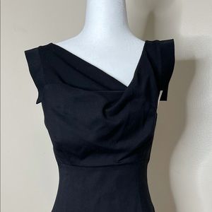 Black Halo classic black dress size 4